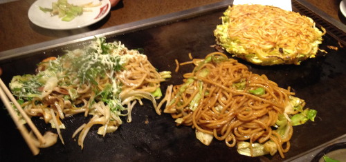 Yakisoba and Okonomiyaki Japan