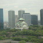 New and old: Osaka Castle Japan